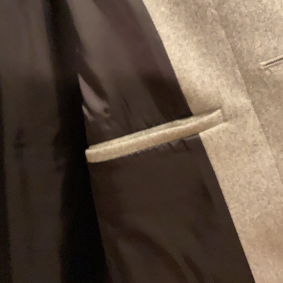 Theory Light Gray Trench Coat - Picture 5 of 6